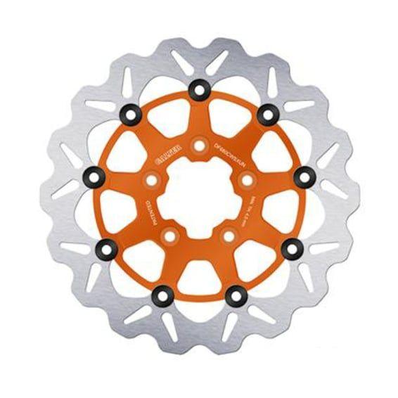 brake rotor. Wave. Floating. Orange. 330x5mm