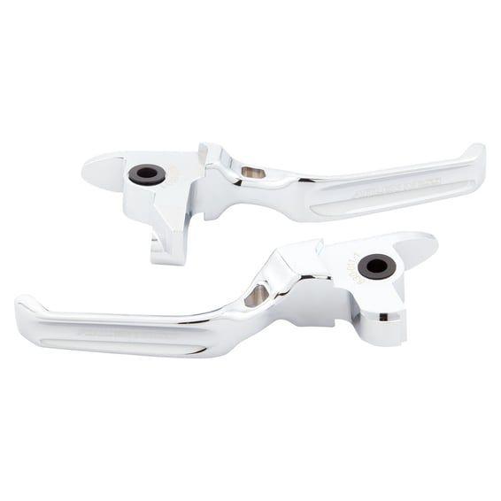 Method handlebar lever set. Chrome