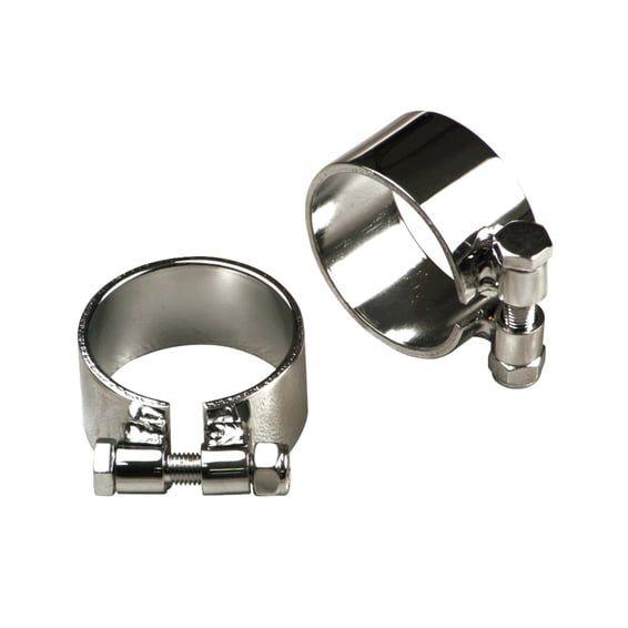XL Sportster heavy duty extra wide header clamps. Chrome