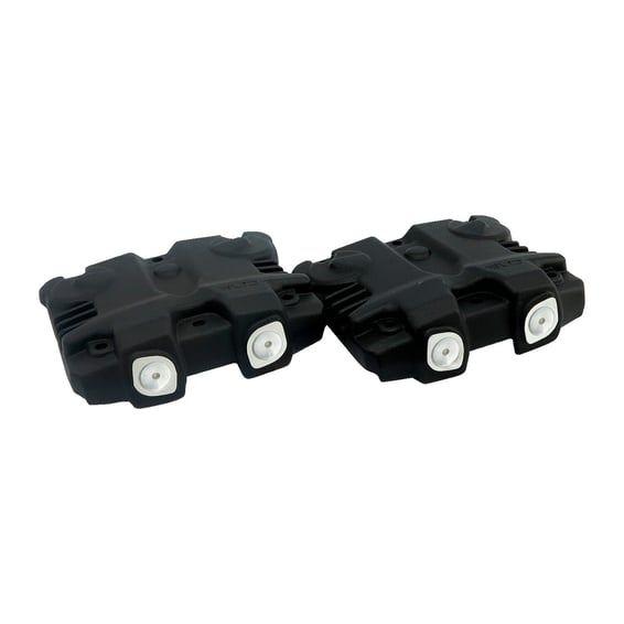 'Sherman Style' rocker cover set. Black