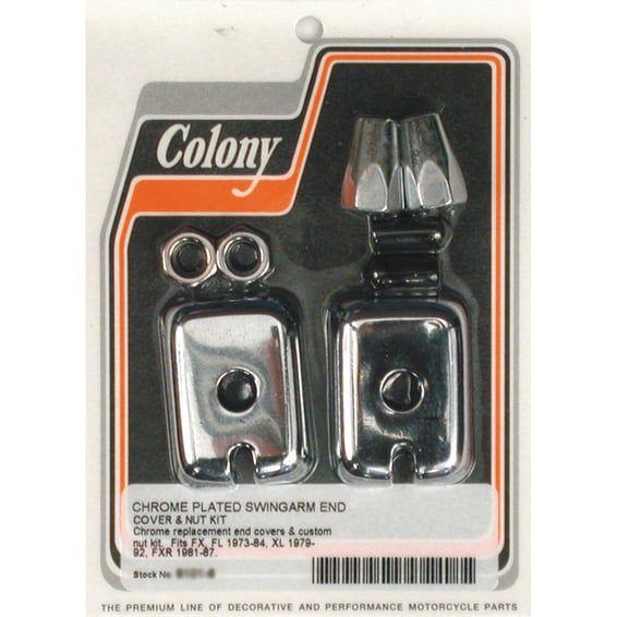 swingarm end cap & nut kit