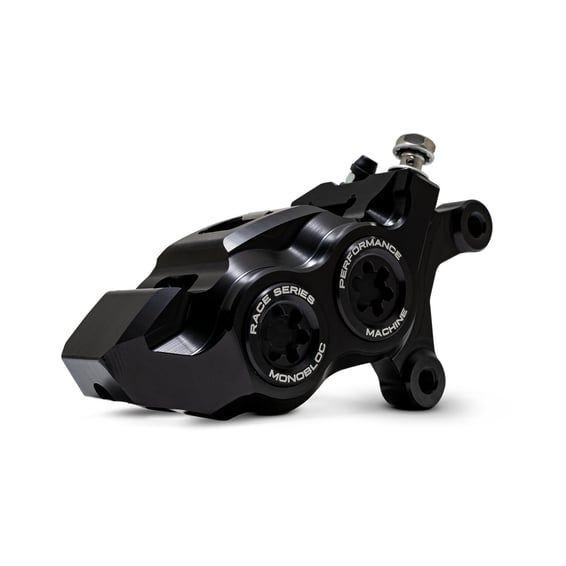 PM, Race Series 4-P Monobloc caliper. Right front. Black