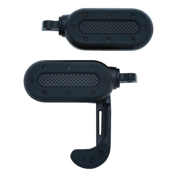 Heavy industry switchblade foot pegs. stain black