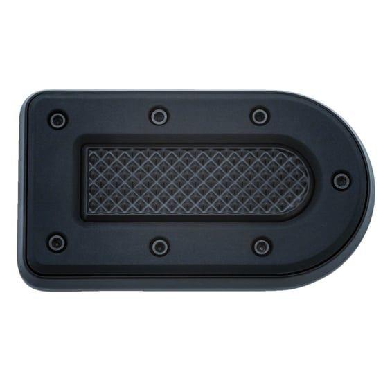 Heavy industry brake pedal pad. Black