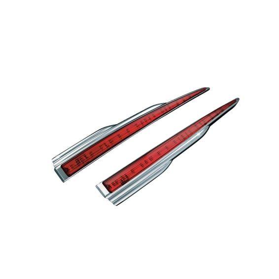 Trike rear light bars. Chrome