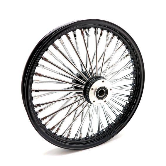 radial 48 fat spoke front wheel 2.15 x 19 DF black