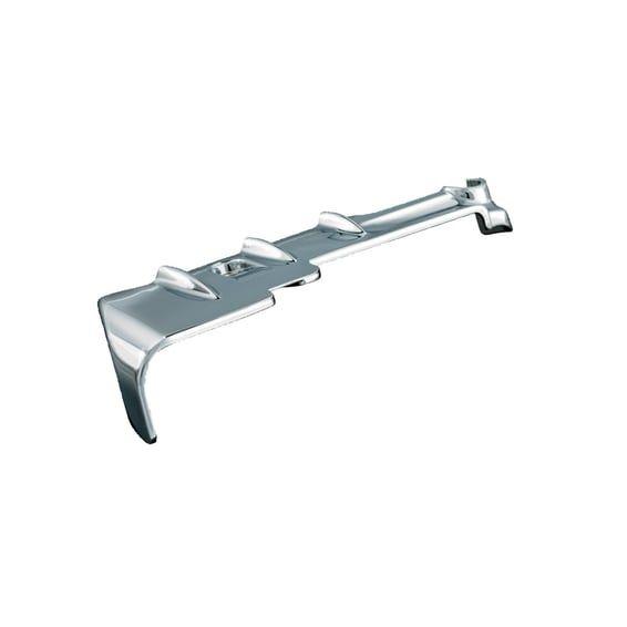 Rear cylinder base cover. Chrome
