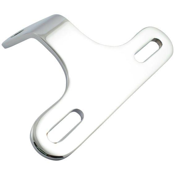 Custom headlamp bracket, slotted. Chrome