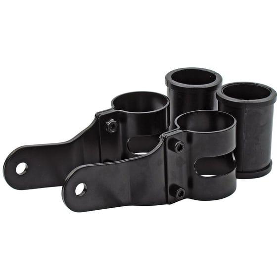 Uni-basic headlamp bracket assembly. Black. 38-42mm