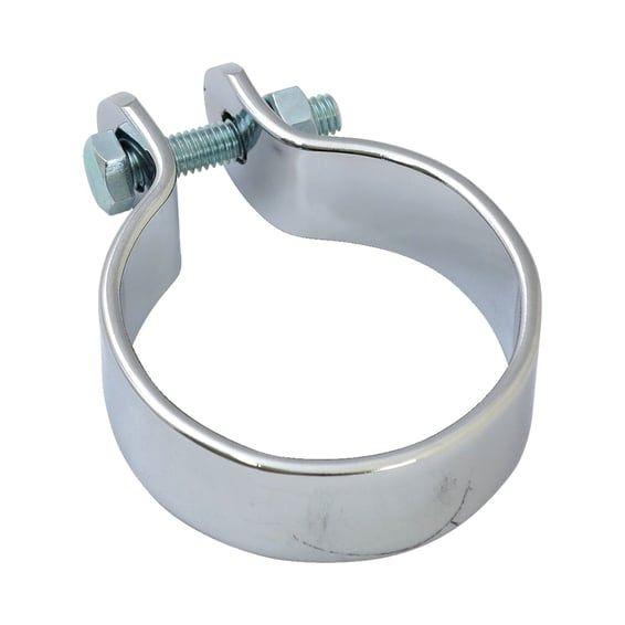 Muffler middle clamp 2" chrome