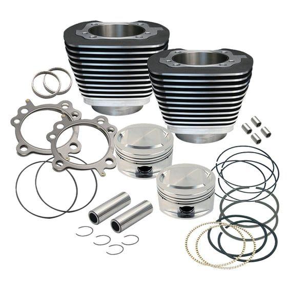95" big bore cylinder & piston kit. Black