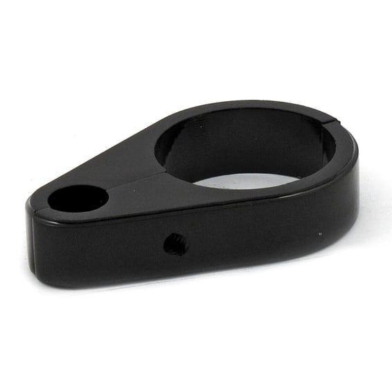 2-piece frame cable clamp. Clutch. Black