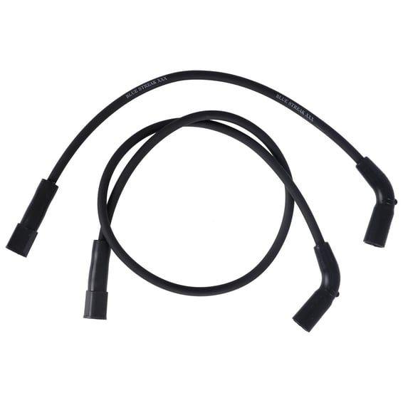 Blue Streak, XXX spark plug wire set. Black, white print