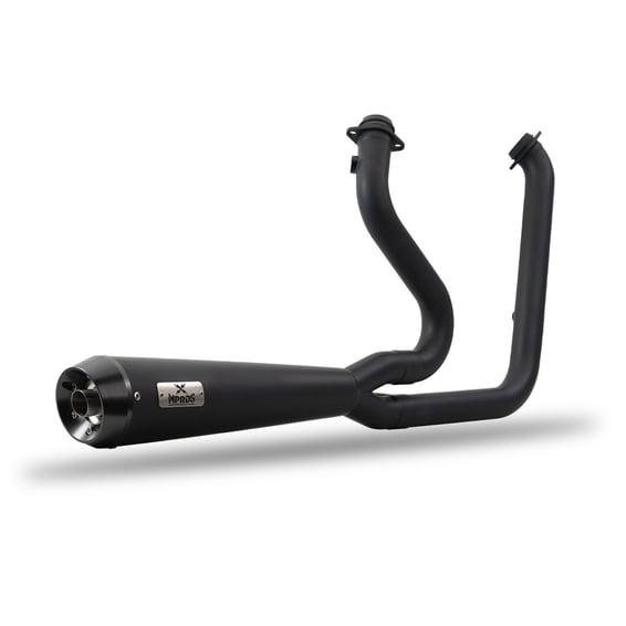 TC 5-sp Dyna 2-1 exhaust. SS Black. Euro 2/3
