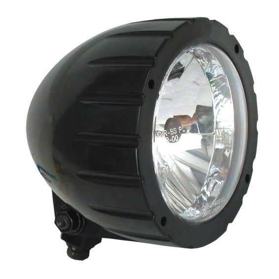 Abs 4-1/2" HS1 headlamp. grooved. Black