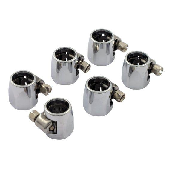 Econ-o-fit hose clamps. 1/4". Chrome