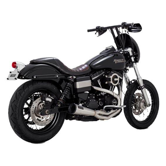 Stainless 2-1 upsweep exhaust