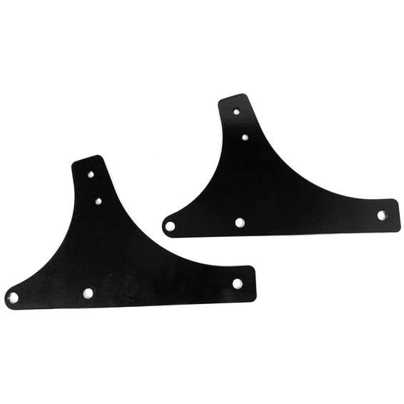 sissy bar side plates. Black