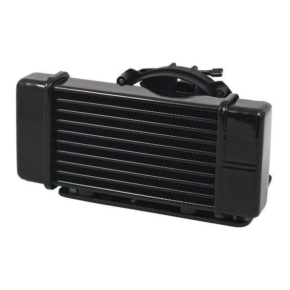 oil cooler kit. Low mount - Horizontal - 10 row - Fan