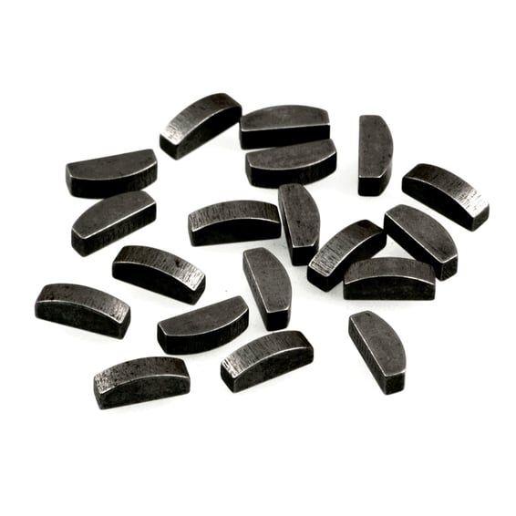 Wooruff keys, crankpin & pinion shaft