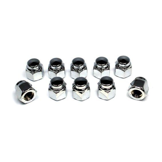 cap nuts 5/16-18 chrome plated