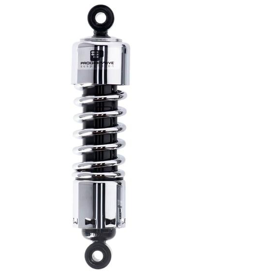 PS, 412 series shock set. 14.25". STD/Heavy Duty. Chrome