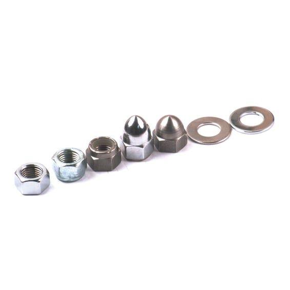 7/16-20 hex nut. Chrome