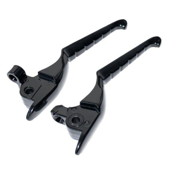 Enygma handlebar lever set. Gloss black