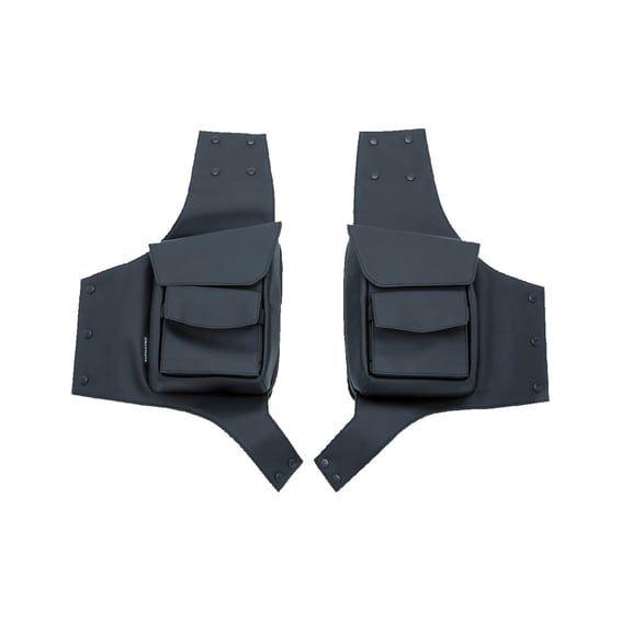saddlebag pouch set. Black