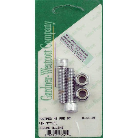 foot peg mount kit. Chrome