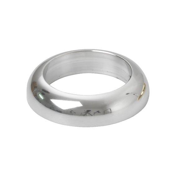 K-Tech, handlebar grip rings. Chrome
