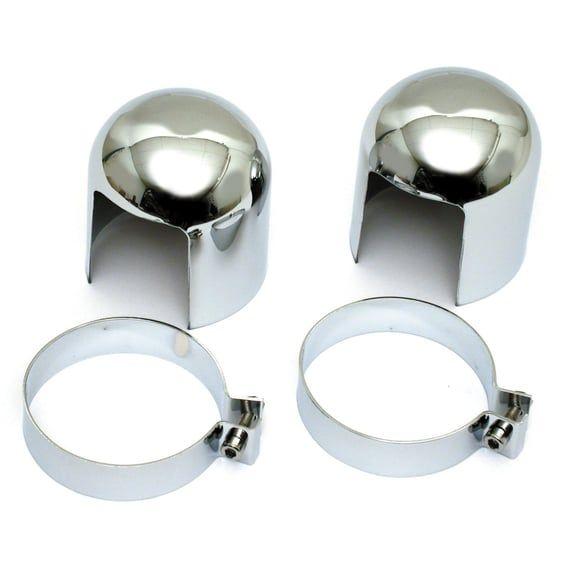 Shock stud cover set. Chrome