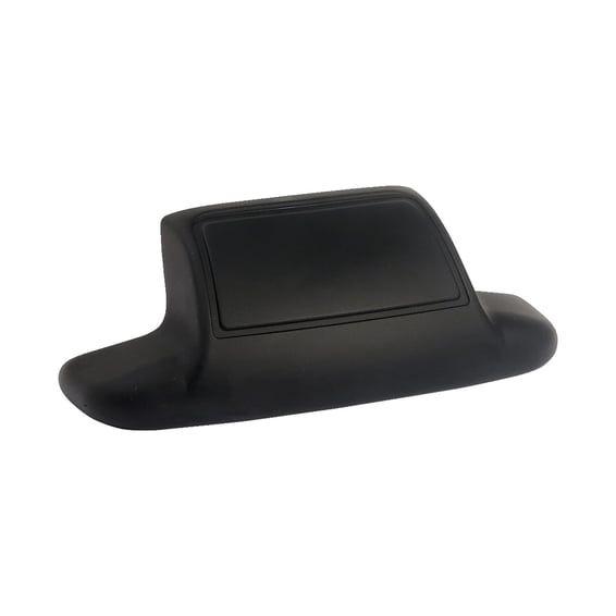Rear fender tip 'Plain'. Black