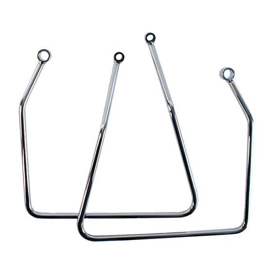 Saddlebag support kit. Chrome