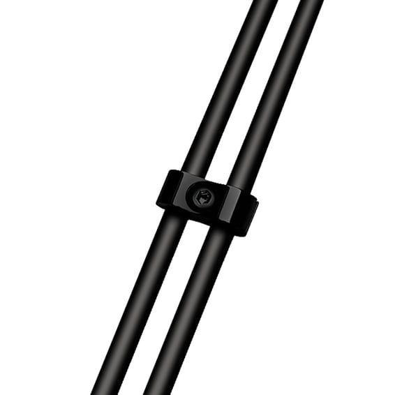 throttle / idle cable clamp. Black, 7mm