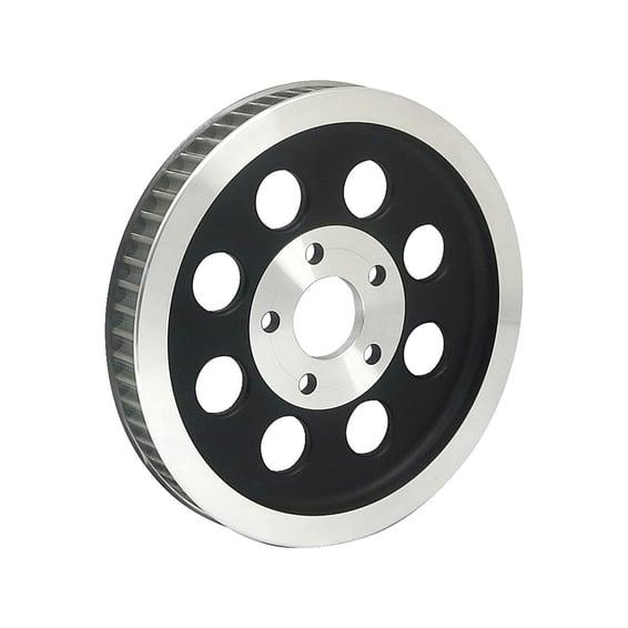 Reproduction OEM style wheel pulley 61t, 1-1/8" belt. Black