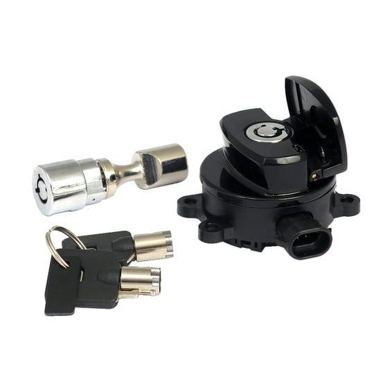 11-up ignition switch, side hinge type. Black