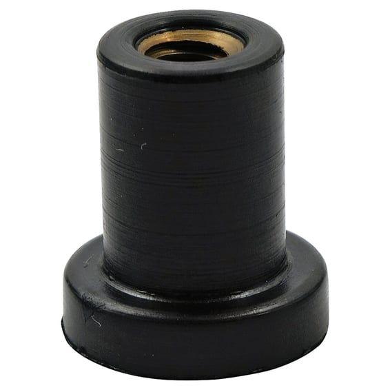Neoprene well nut, 1/4-20 threaded