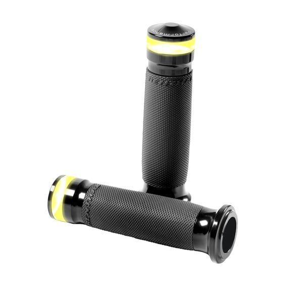PM, Contour vision LED turn signal grips. Black