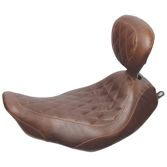 Wide Tripper solo seat. With rider backrest