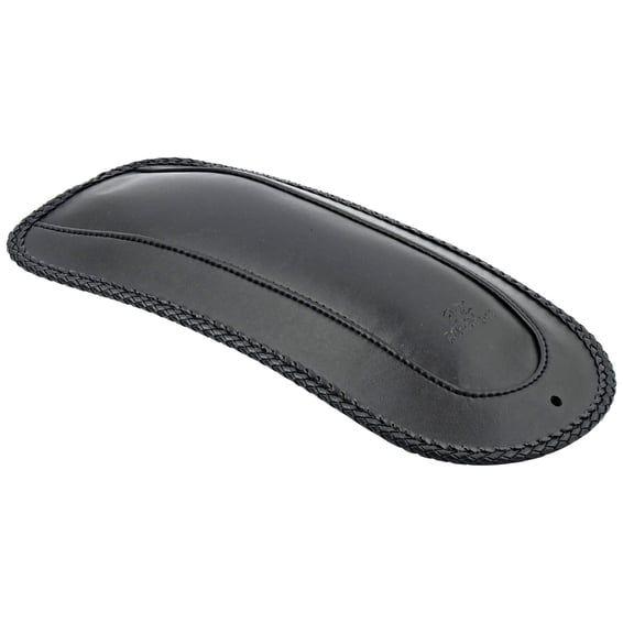rear fender bib. Plain with braided edges