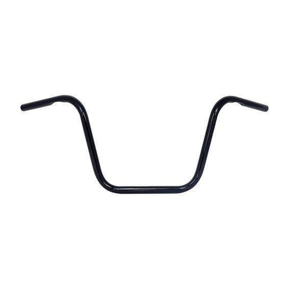 Apehanger handlebar, 12" rise, 1" black