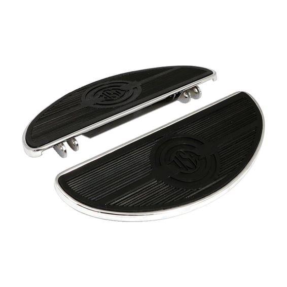 Oval early style floorboards. solid. Chrome