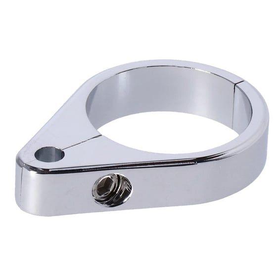 2-piece frame cable clamp. Throttle. Chrome