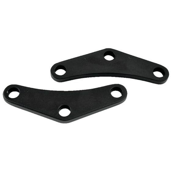 XL Sportster turn signal mount brackets. Front. Black