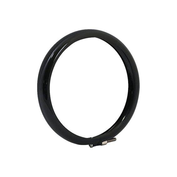 Bates style headlamp trim ring. 4-1/2". Gloss black