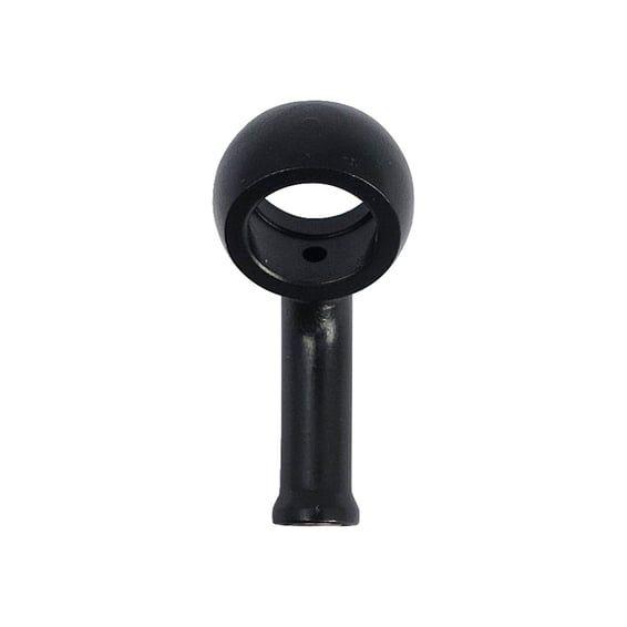Varioflex Banjo fitting black 7/16"-11mm, 45 degree down