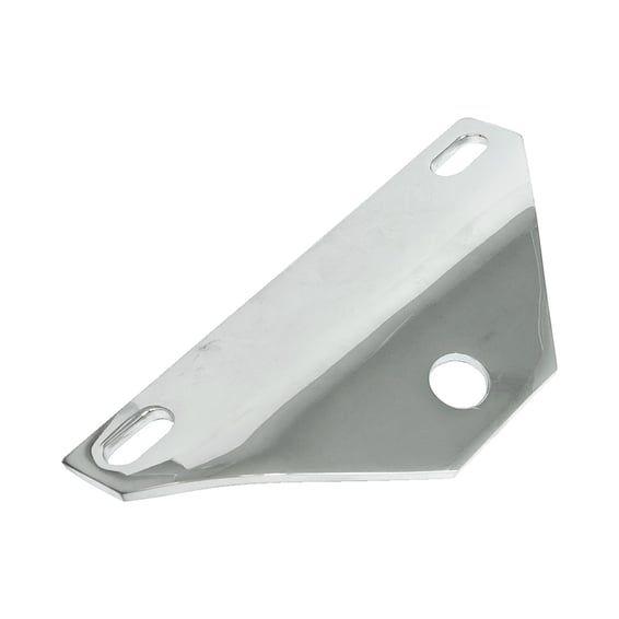 Custom headlamp mount bracket. Chrome