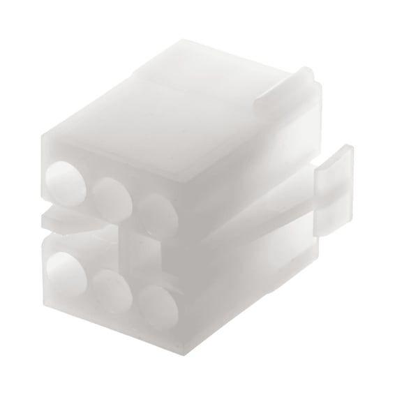 NAMZ, AMP/TE connector. White, plug, 6-pins