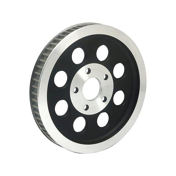 Reproduction OEM style wheel pulley 61t, 1-1/8" belt. Black